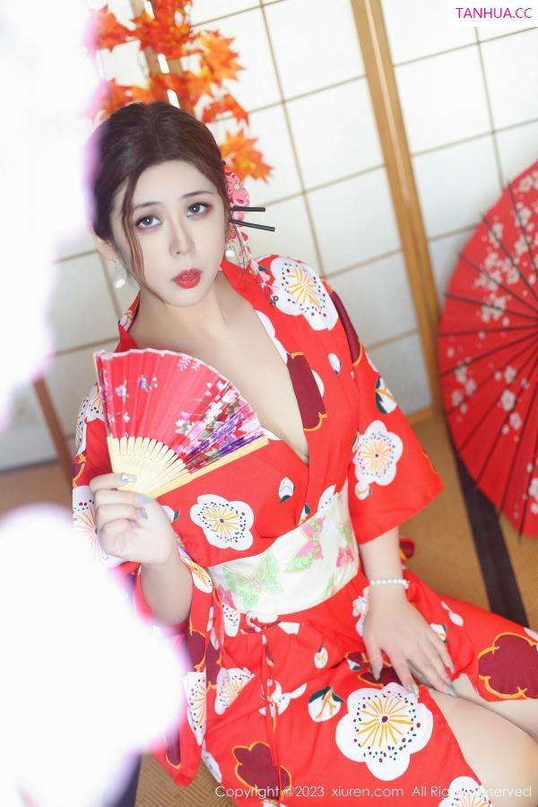 月野兔美妞 贵贵Isabelle [XiuRen]高清写真图 2023.11.29 No.7736 月野兔美妞 和服美腿第53张图片